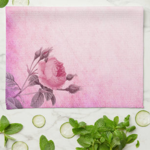 Valentine's day Rose Tea Towel