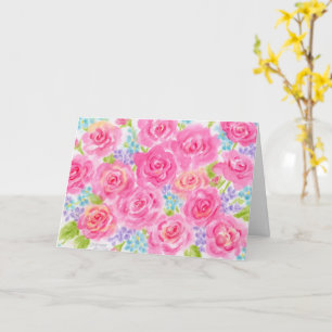 Valentine's Day Roses Thinking of You Card