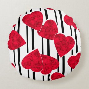 Valentine's day round cushion