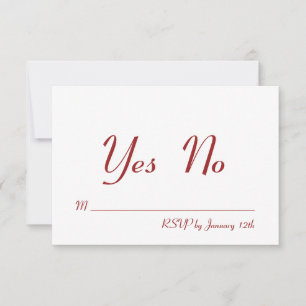 Valentine's Day RSVP Invitation