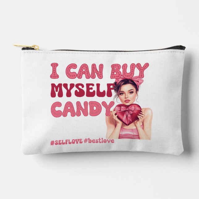 Valentine's day Self love Accessory Pouch (Front)