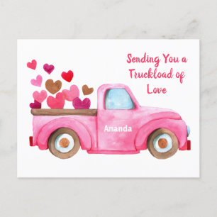 Valentines Day   Sending You Love Personalised Postcard