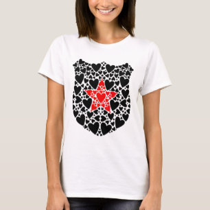 Valentines Day Sheriff Heart Dge V Valentine's Fun T-Shirt