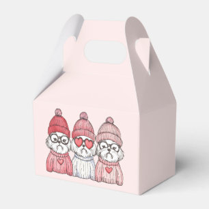 Valentines Day Shih Tzu Dogs Favour Box