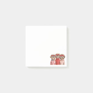 Valentines Day Shih Tzu Dogs Post-it Notes