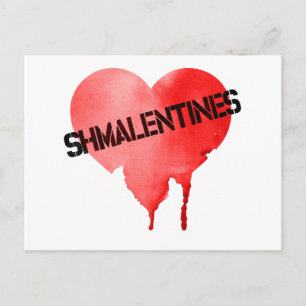 Valentine's Day Shmalentine's Day Holiday Postcard