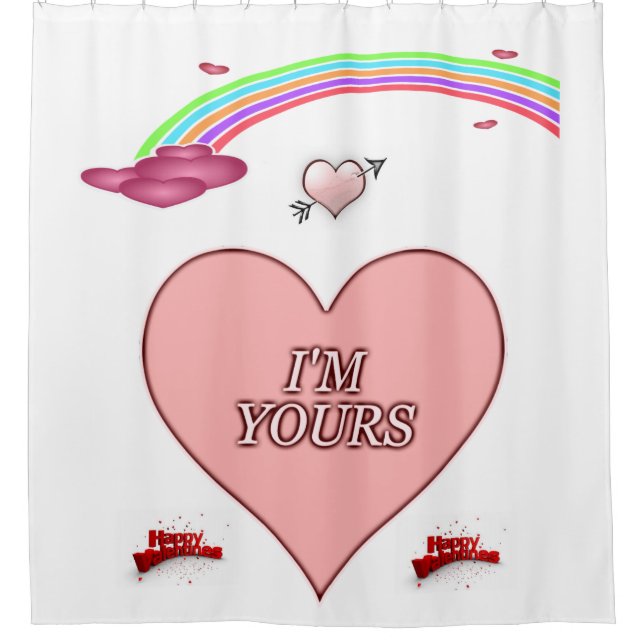 Valentine's Day Shower Curtain (Front)