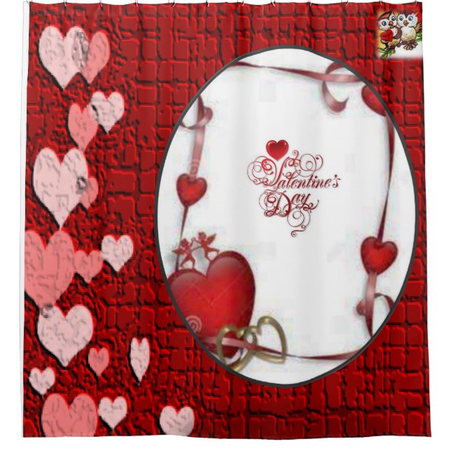 Valentine's Day Shower Curtain (Front)