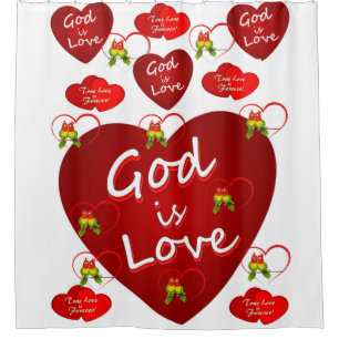 Valentine's Day Shower Curtain