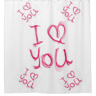Valentine's Day Shower Curtain