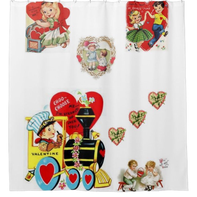 Valentine's Day Shower Curtain (Front)