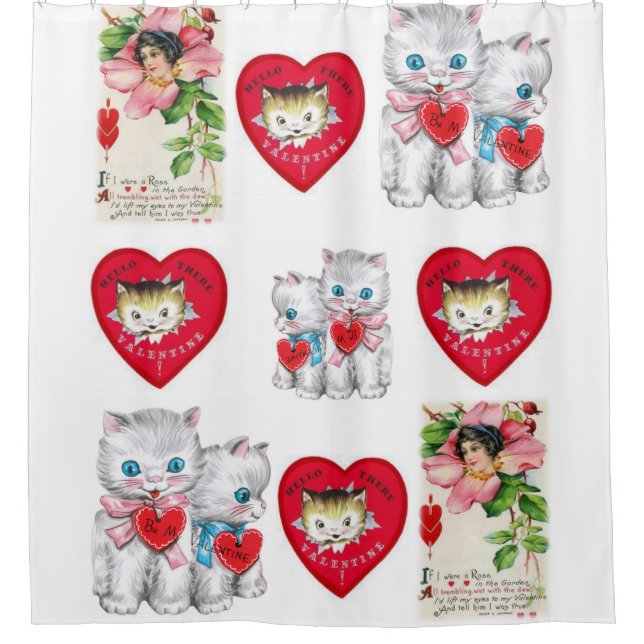 Valentine's Day Shower Curtain (Front)