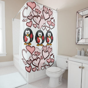 Valentine's Day Shower Curtain