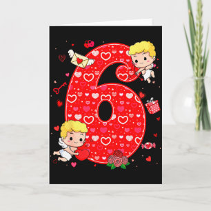 Valentines Day Six Seven Hearts 6 7 Meme Gen Alpha Card