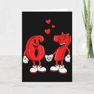 Valentines Day Six Seven Hearts 6 7 Meme Gen Alpha Card
