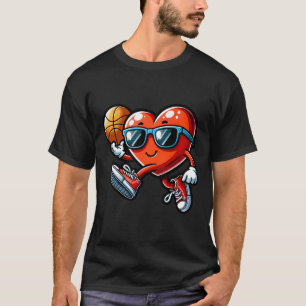 Valentines Day Sketll Boys Kids Funny 1 T-Shirt