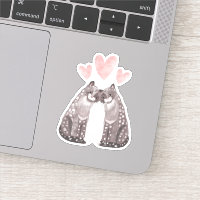 Valentine's Day Snow Leopards