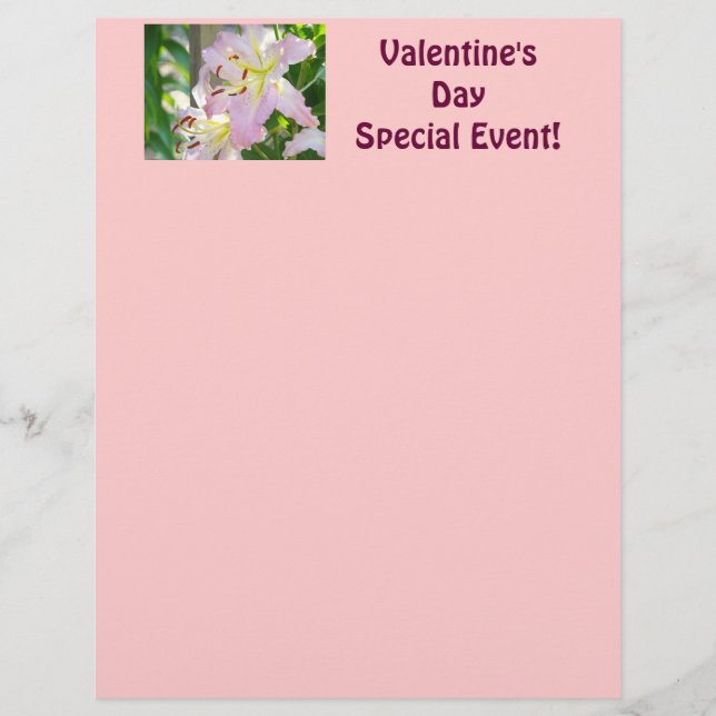 Valentine's Day Special Event! Custom Flyers (Front)