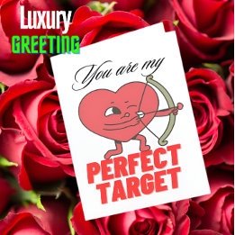 Valentine's day Special Heart With Arrow Degien  Holiday Card