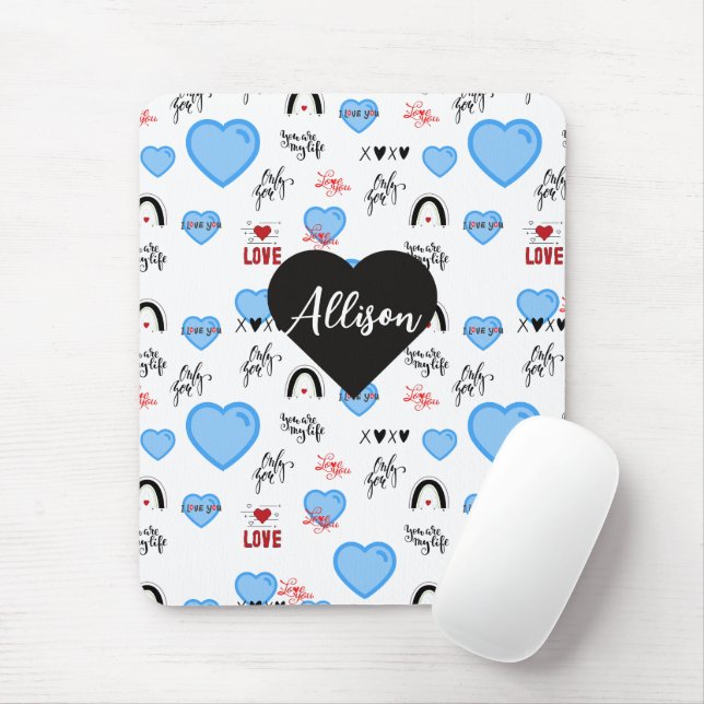 Valentine's Day Special Mouse Pad (With Mouse)