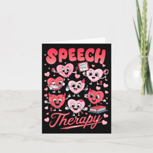 Valentines Day Speech Therapy Therapist Slpa Slp V Card