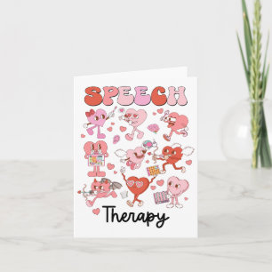Valentines Day Speech Therapy Therapist Slpa Slp V Card