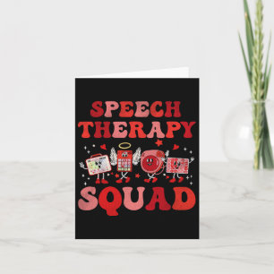 Valentines Day Speech Therapy Therapist Slpa Slp V Card