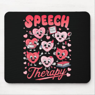 Valentines Day Speech Therapy Therapist Slpa Slp V Mouse Pad