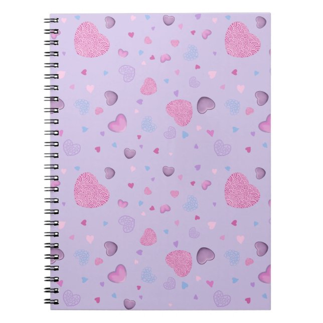 Valentine's Day Spiral Photo Notebook (Front)