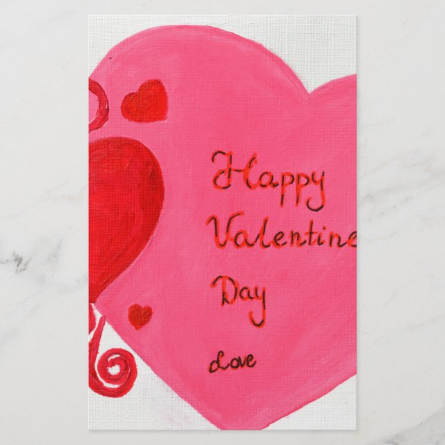 Valentine's Day Stationery (Front)