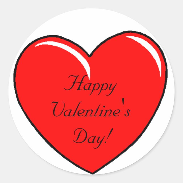 Valentine's Day Sticker (Front)