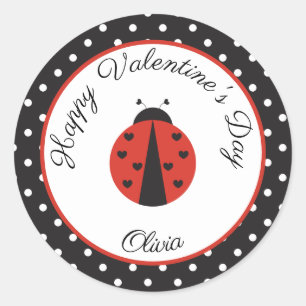 Valentine's Day stickers for classroom favours