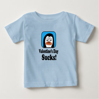 Valentine's Day Sucks Penguin Baby T-Shirt