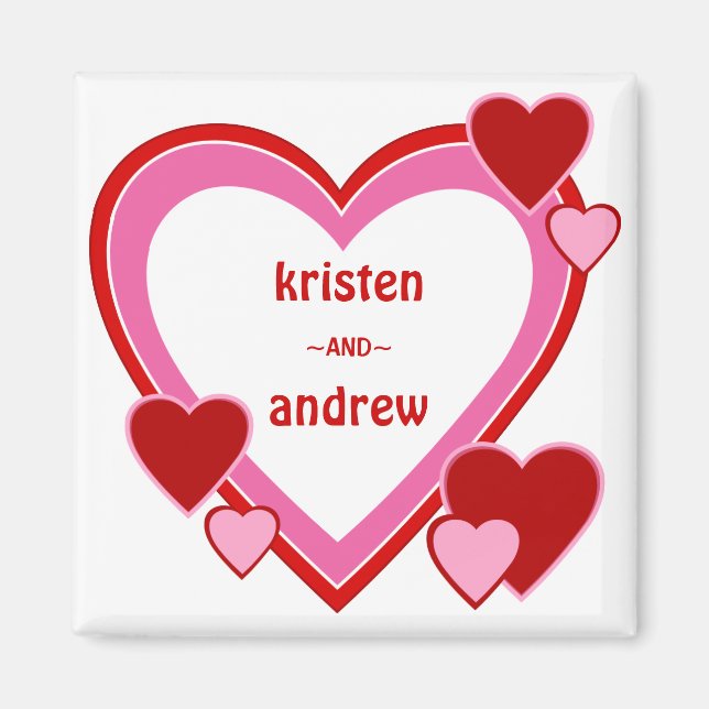 Valentine's Day Sweethearts Magnet (Front)