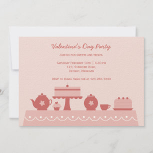 Valentine's Day Sweets and Treats Invitation