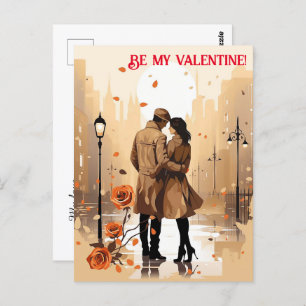 Valentine's Day. Talk about your love! Postcard
