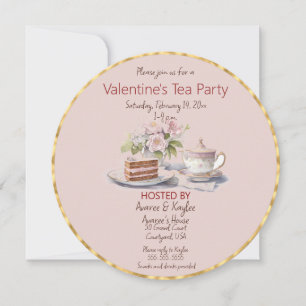 Valentine's Day Tea Party Invitation