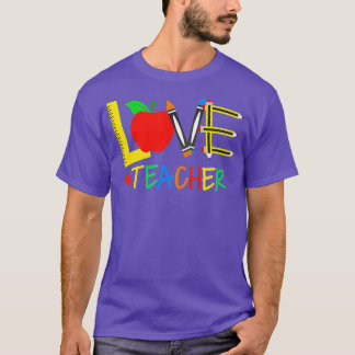 Valentines Day Teacher  - Love Daycare Teacher  T-Shirt