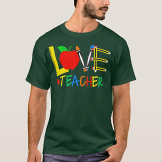 Valentines Day Teacher  - Love Daycare Teacher  T-Shirt