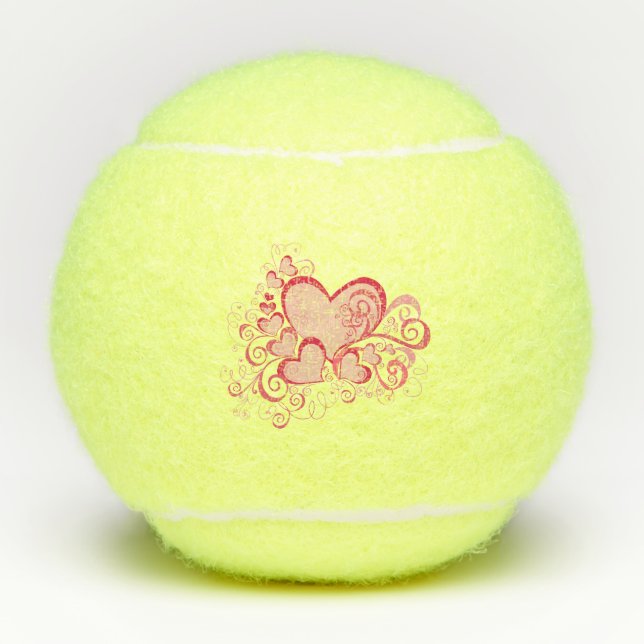 Valentine's Day Tennis Balls (Front)