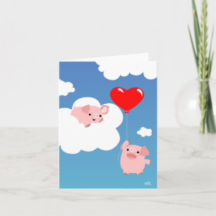 Valentine's day: The Wings of Love notecard