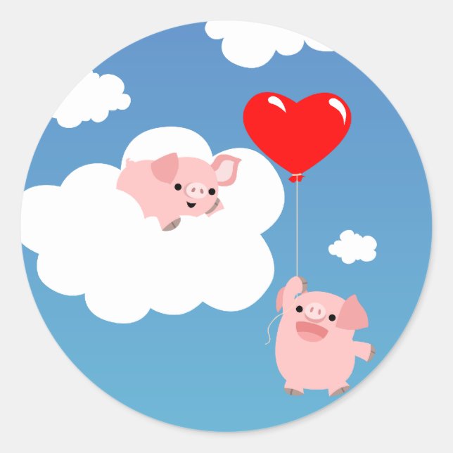 Valentine's day: The Wings of Love sticker (Front)