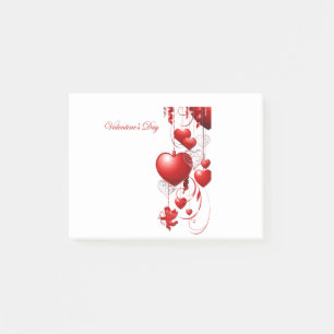 Valentine's day Theme Design Post-it Notes