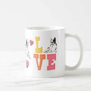 Valentine's Day Themed French Bulldog Dog Lover Coffee Mug
