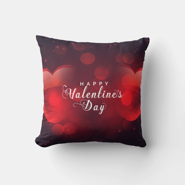 Valentine's Day Throw Pillow (Front)