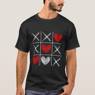 Valentines Day Tic-tac-toe Xo-xo Funny Valentine G T-Shirt