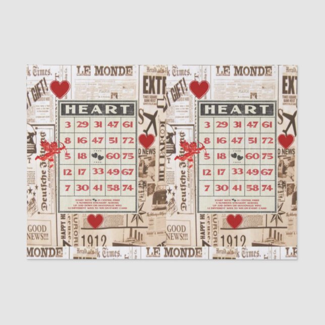 Valentine's Day Tissue Paper (Front)