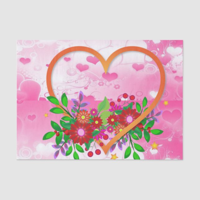 Valentine's Day Tissue Paper (Front)