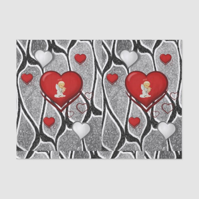 Valentine's Day Tissue Paper (Front)