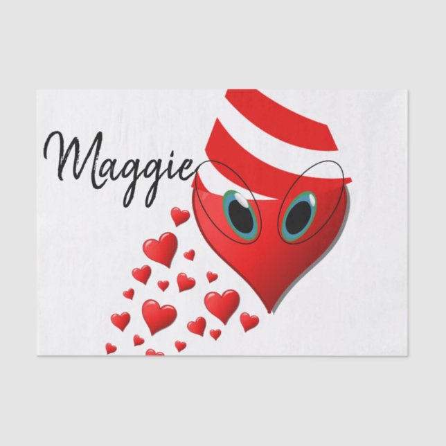 Valentine's Day Tissue Paper (Front)